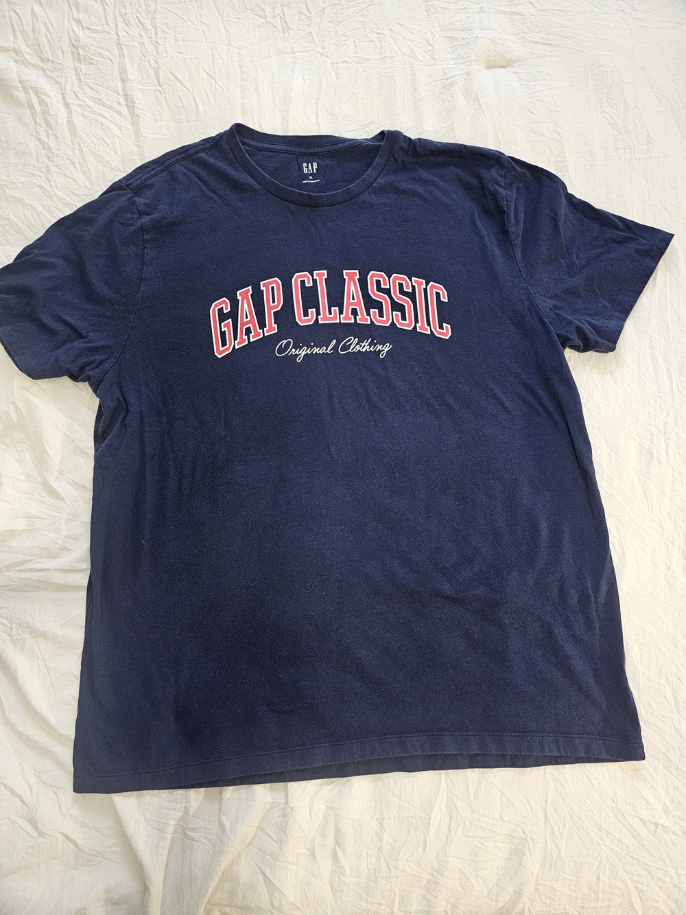 Gap Classic Graphic Tee Navy XL Short Sleeve Logo T-Shirt